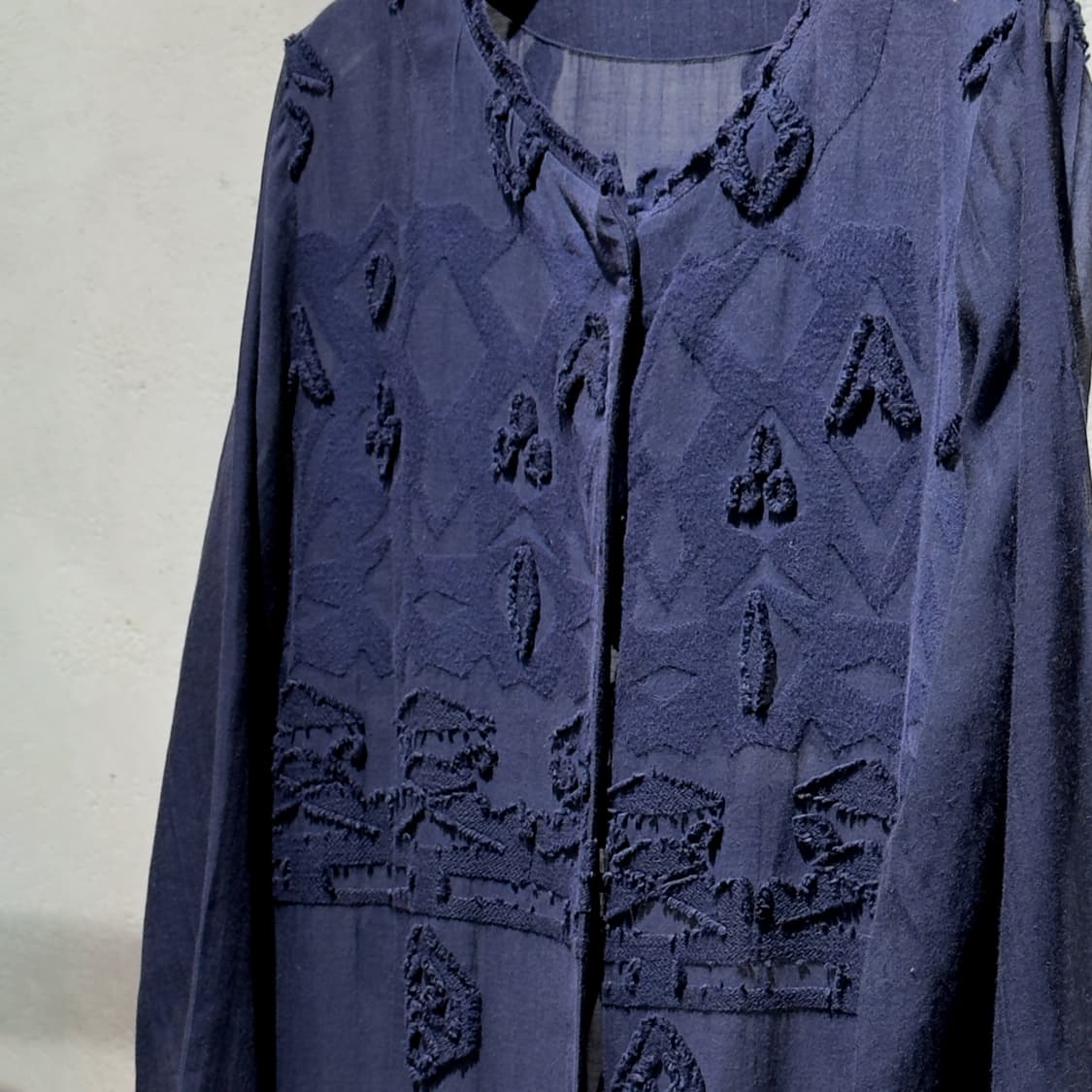 이세이 미야케 HAAT 쉬어 자카드 가디건 상품이미지3