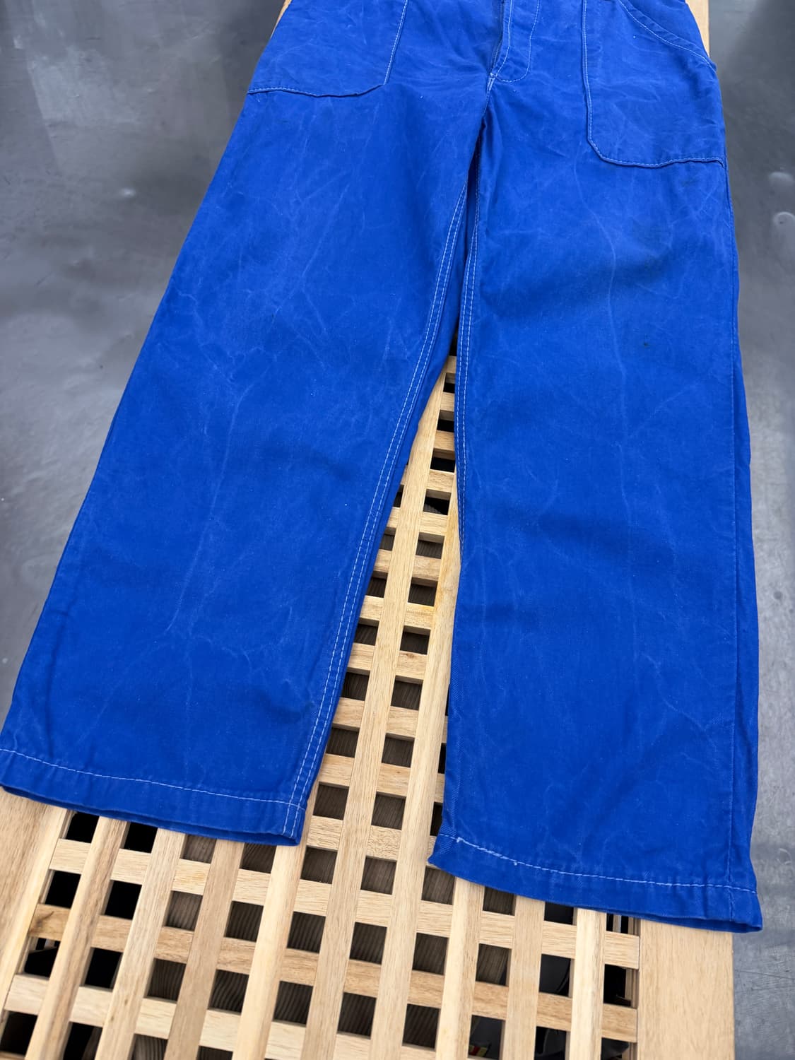 OLD MODEL WASHED BLUE FRENCH 프렌치퍼티그팬츠  상품이미지6
