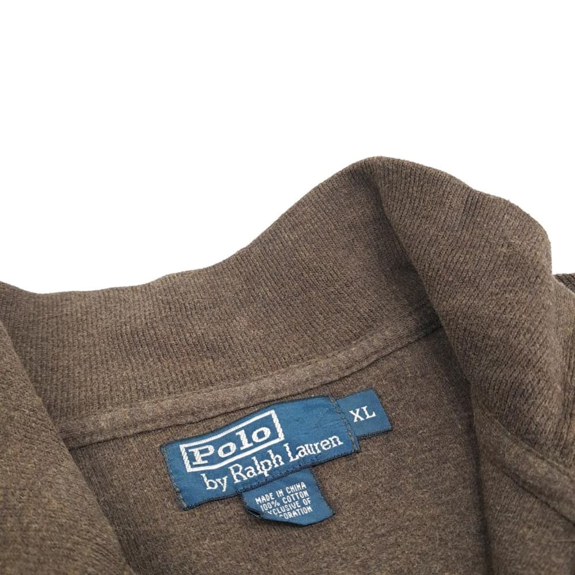 XL 폴로 브라운 하프집업 긴팔 니트 knit (CT974) 상품이미지4