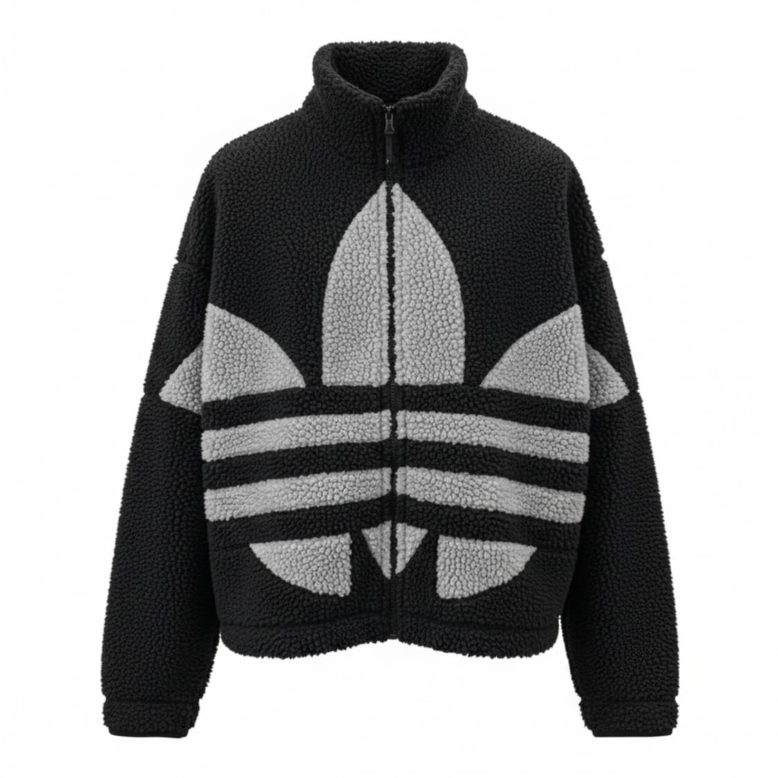 아디다스 빅로고 후리스 뽀글이 집업 재킷 1810 상품이미지1