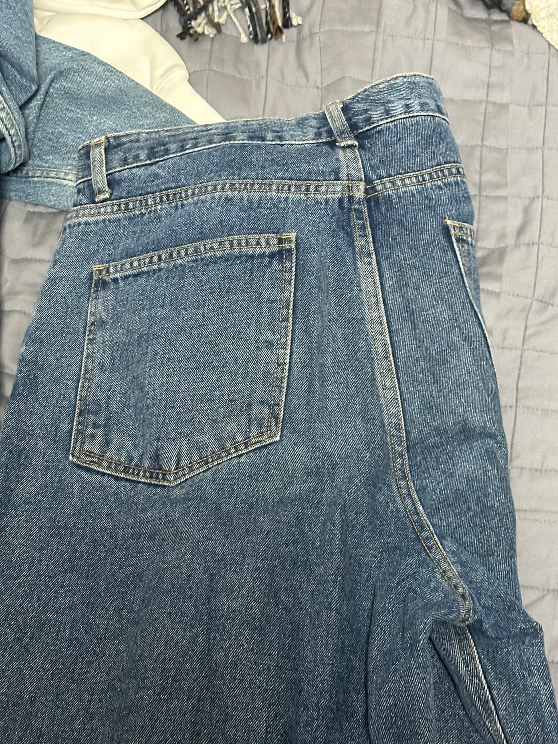 비에스래빗 배기핏 데님 L 상품이미지3