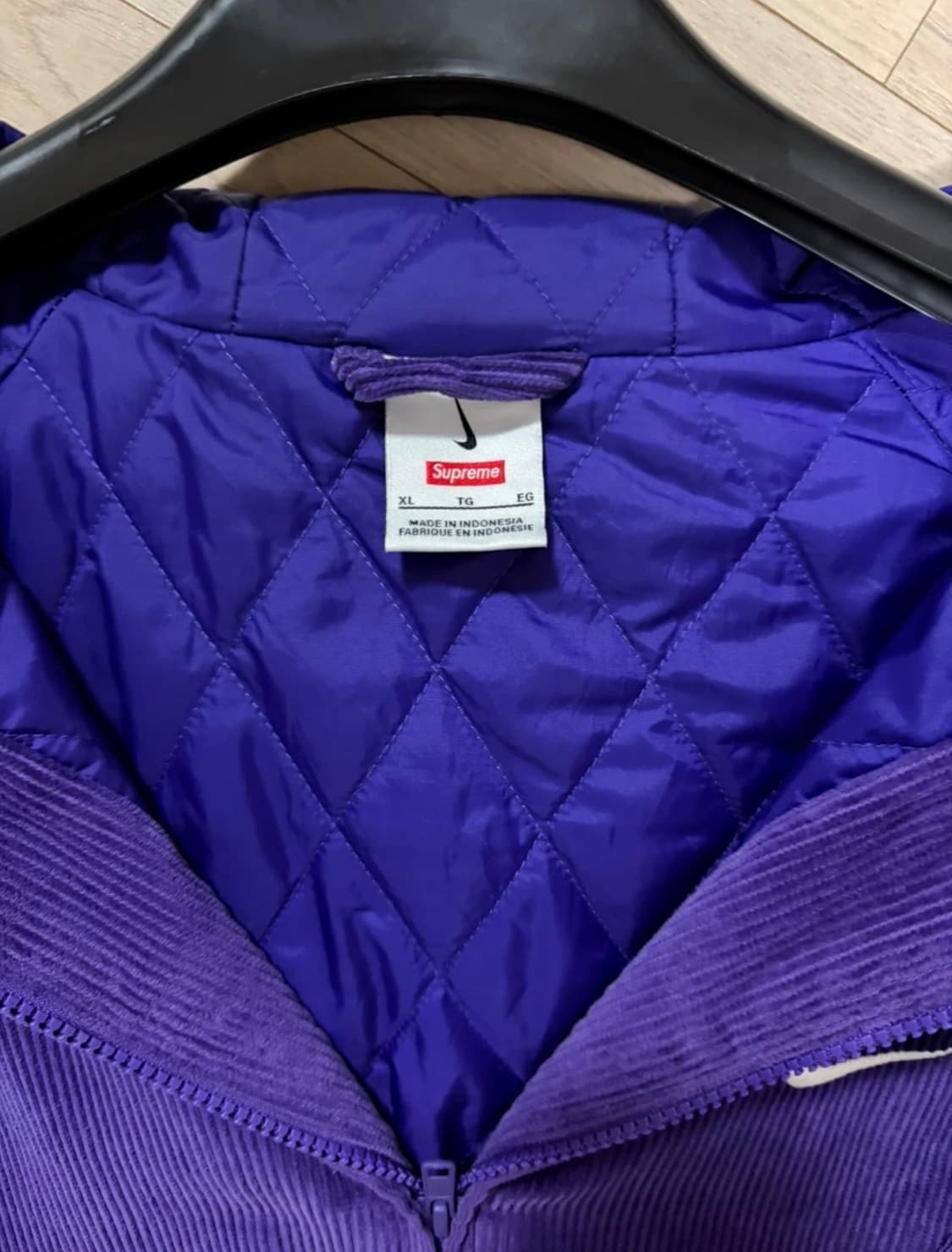 슈프림 x 나이키 아크 코듀로이 후드 자켓 퍼플 - 22SS 상품이미지2