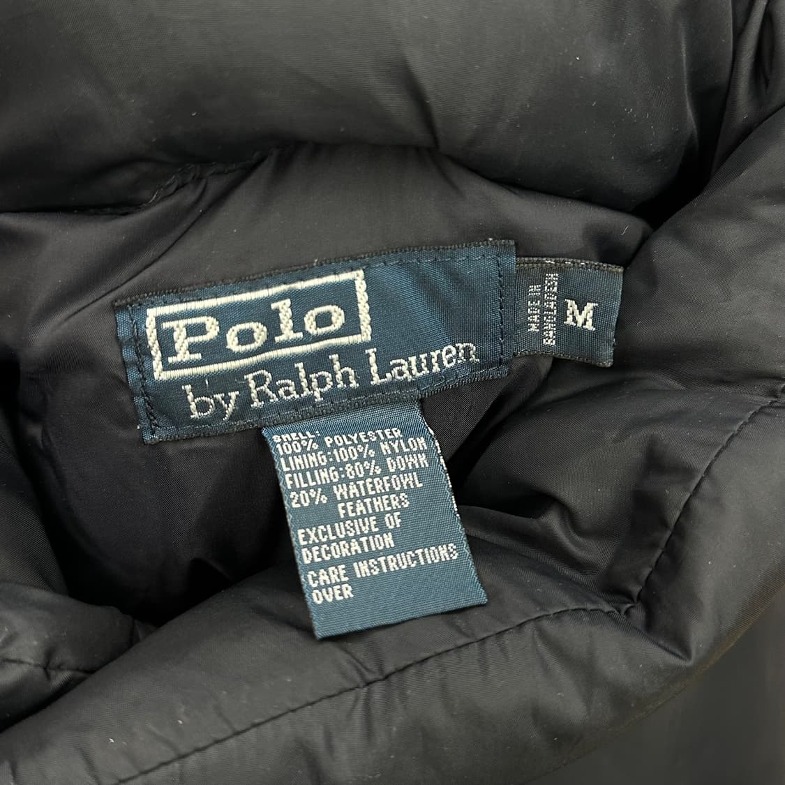 M 폴로랄프로렌 올드스쿨 네이비 덕다운 패딩 상품이미지4