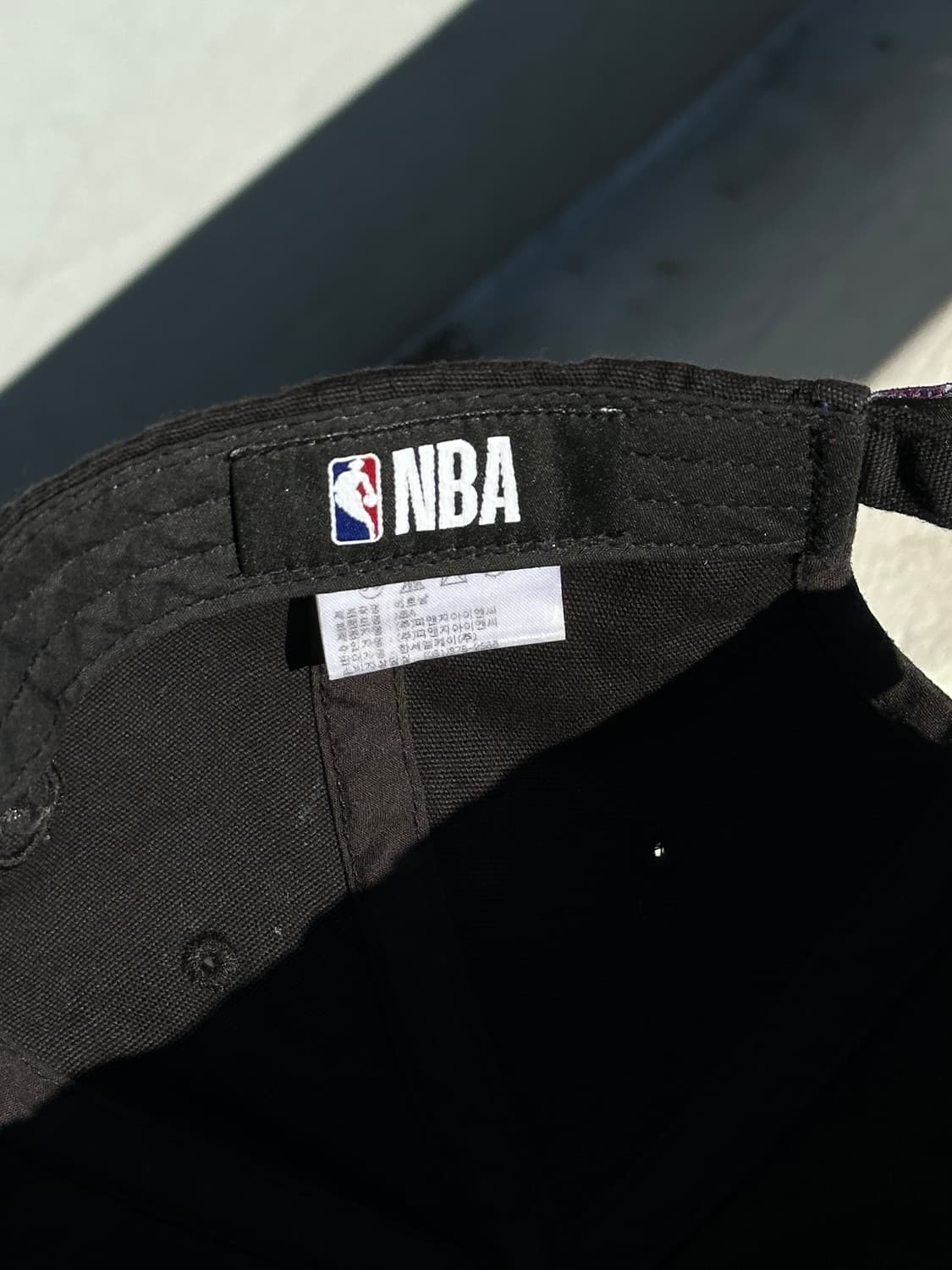 [M-L] NBA 엔비에이 로고 블랙 볼캡 모자 상품이미지6