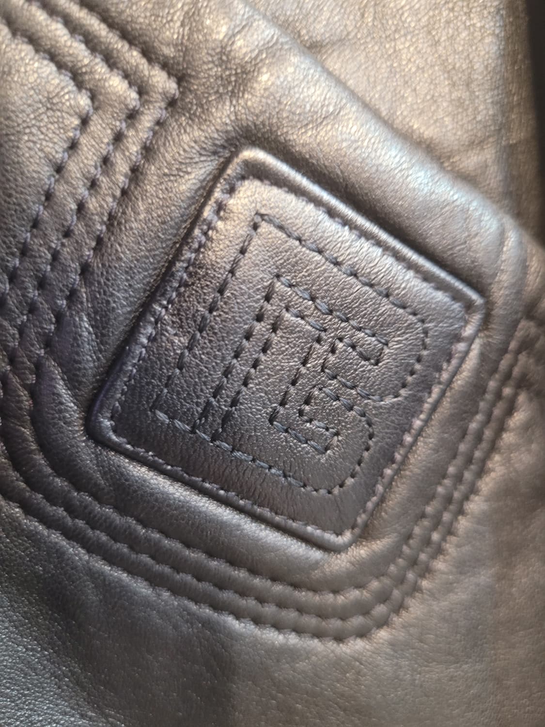 90' 피에르발망 블랙 가죽 더블 자켓 F 상품이미지5