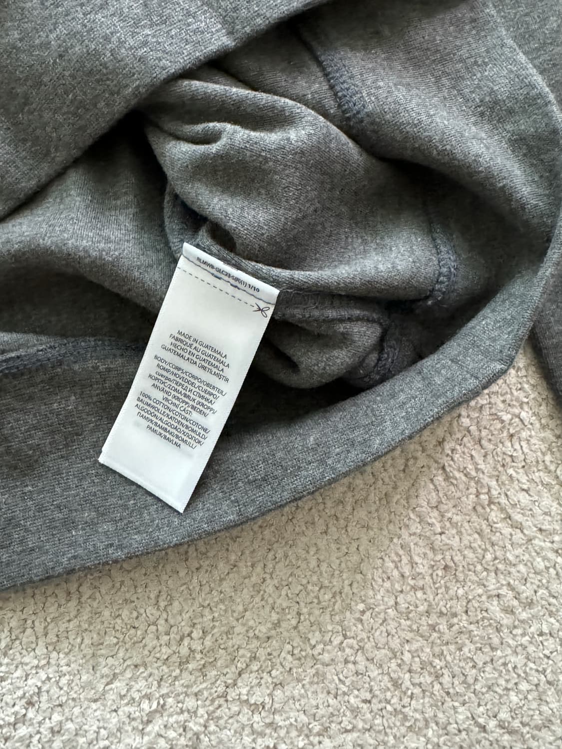 (새상품/정품) 폴로 보이즈 XL 반집업 맨투맨 상품이미지4