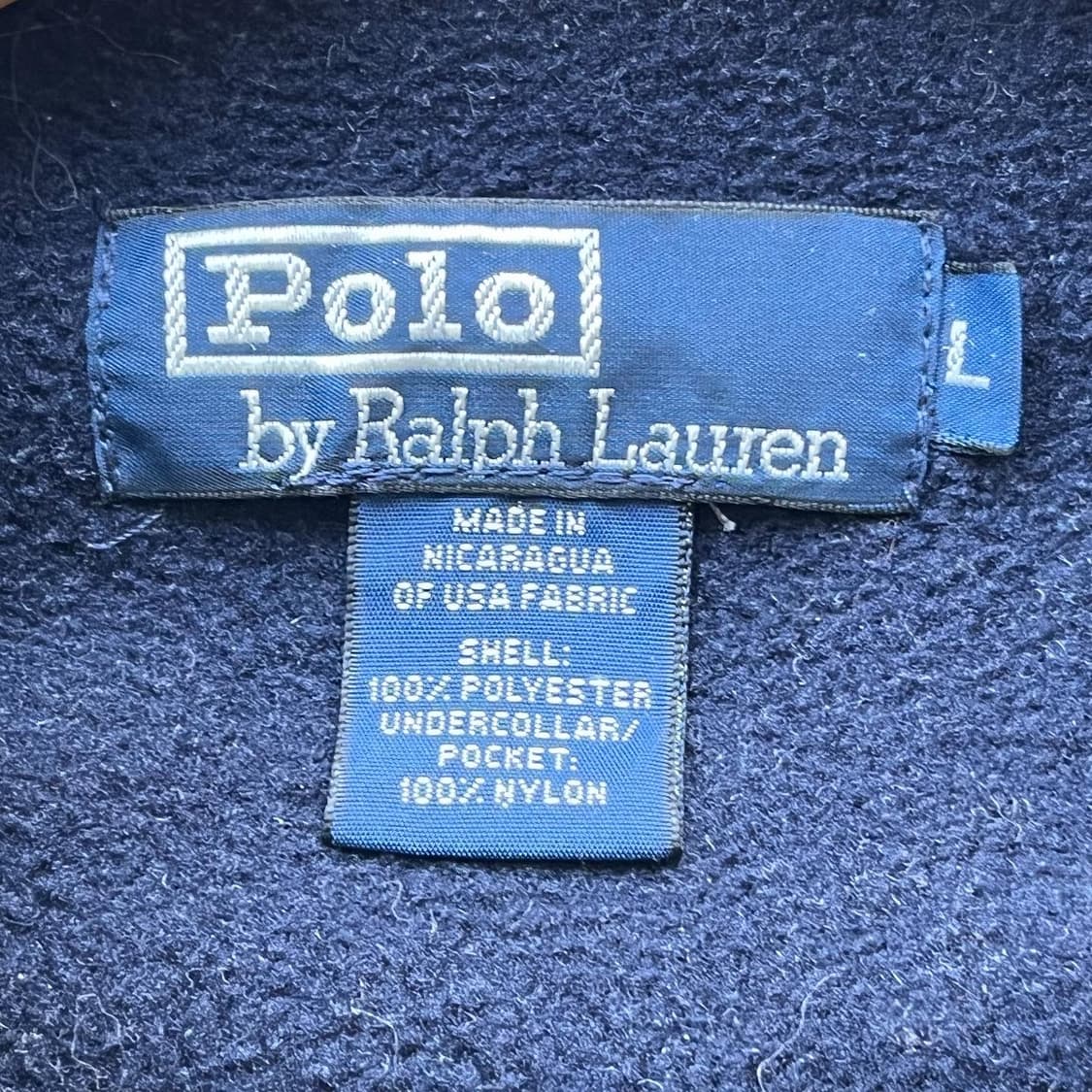폴로 랄프로렌 기본 포니 네이비 폴라텍 플리스 자켓 상품이미지8