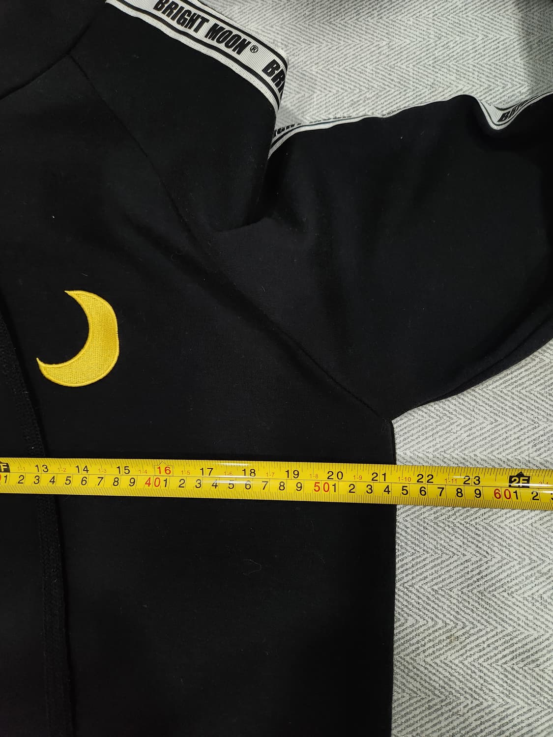 BRIGHT MOON 브리이트 문 검정색 후드티 남녀공용 100사이즈 상품이미지6