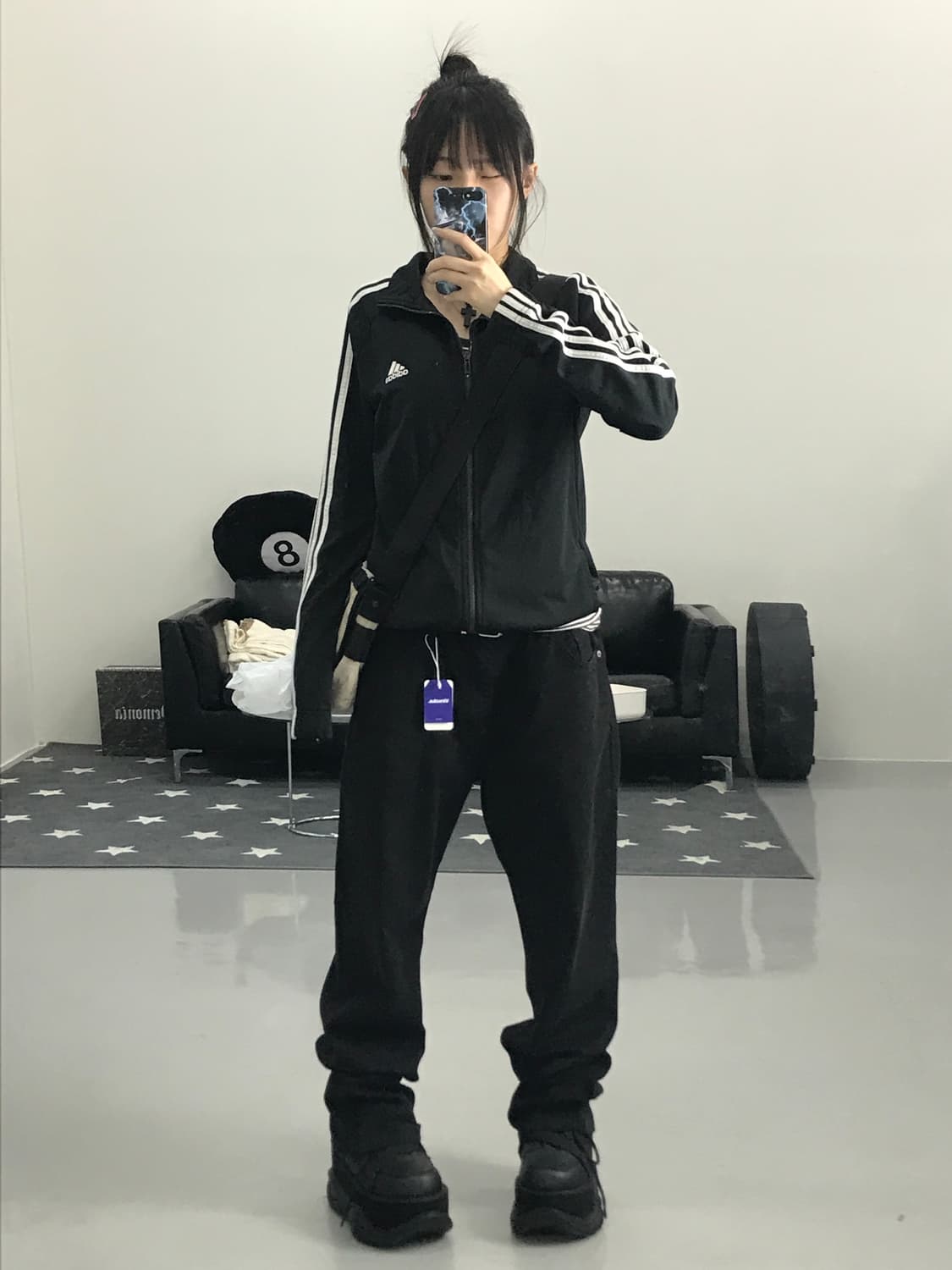 아디다스 블랙 져지 상품이미지1