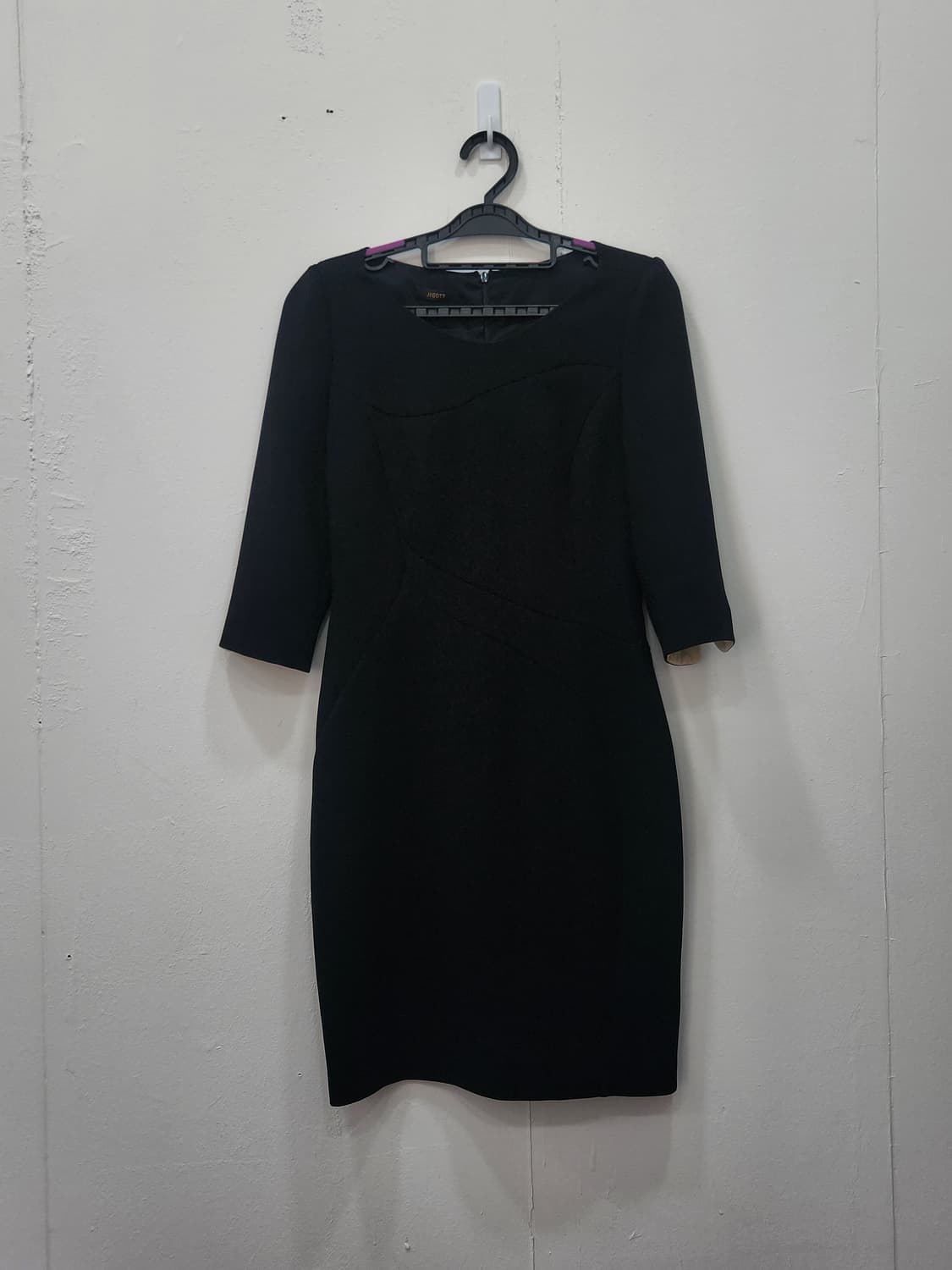 [85] 지고트 반팔 정장 원피스 55 블랙 하객룩 오피스룩 상품이미지1