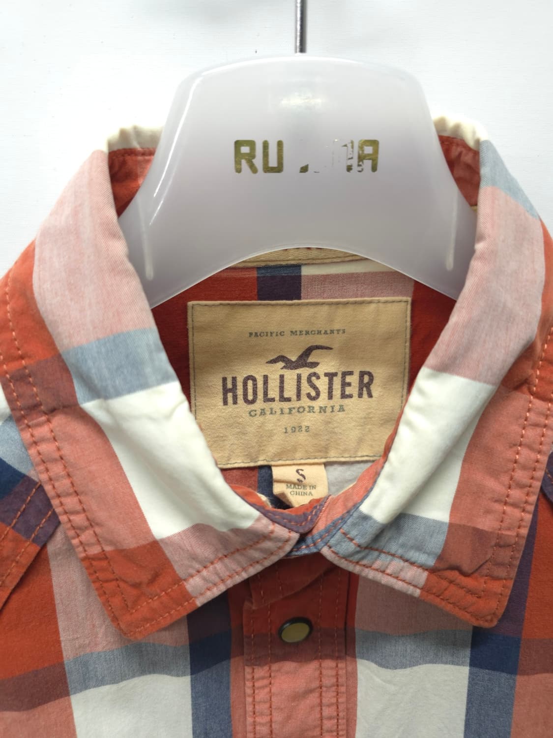 홀리스터 빈티지 웨스턴 체크 긴팔 셔츠(66~66반) 상품이미지4