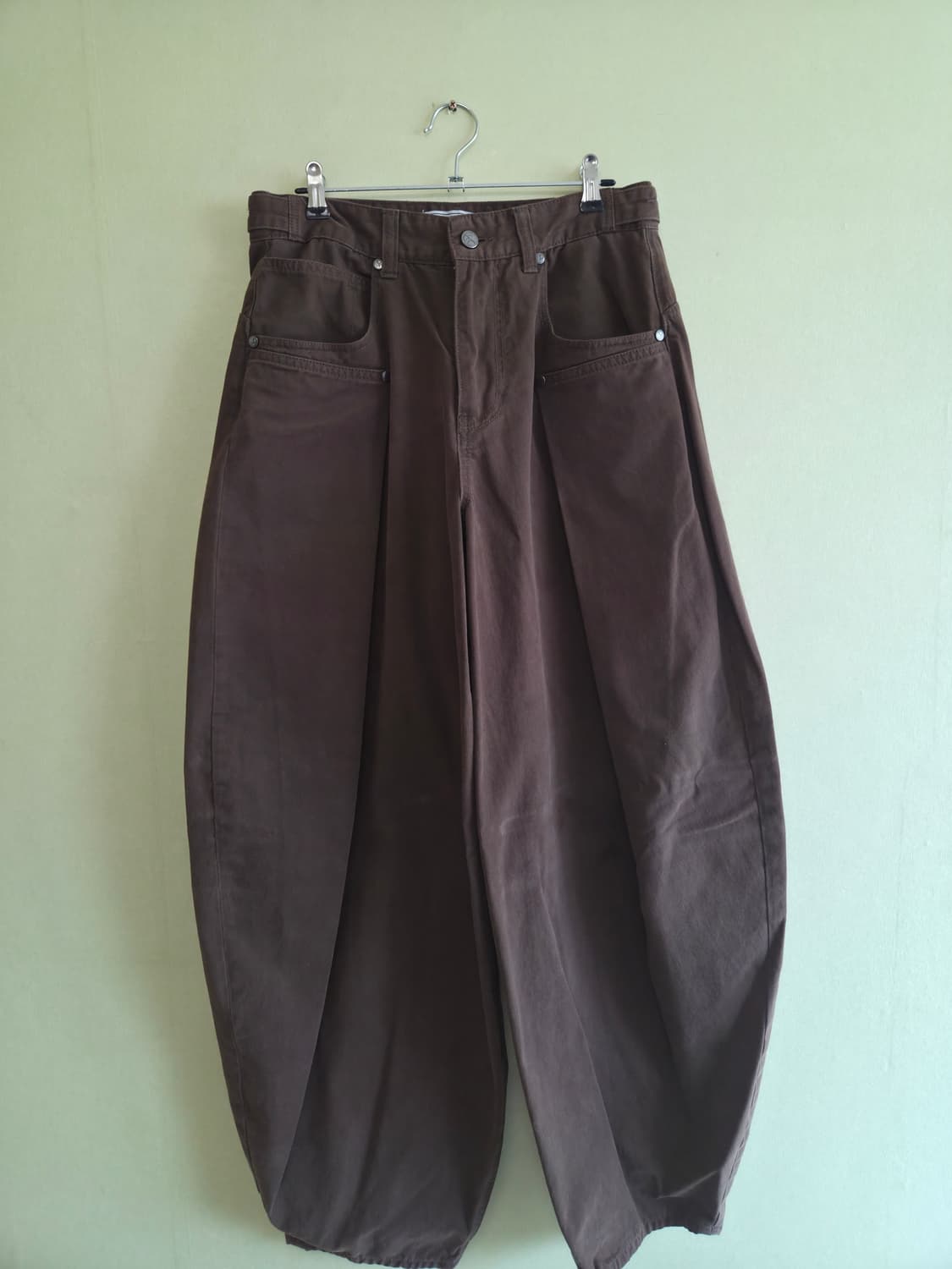 [0] IDWS 벌룬 팬츠 브라운 상품이미지3