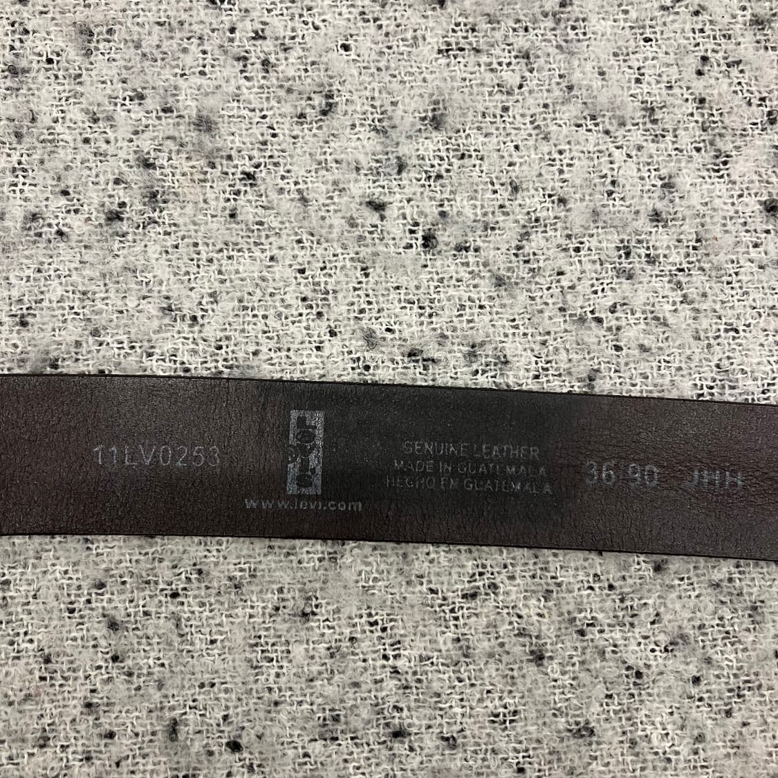 N112 리바이스 버클 가죽탭로고 벨트 상품이미지2