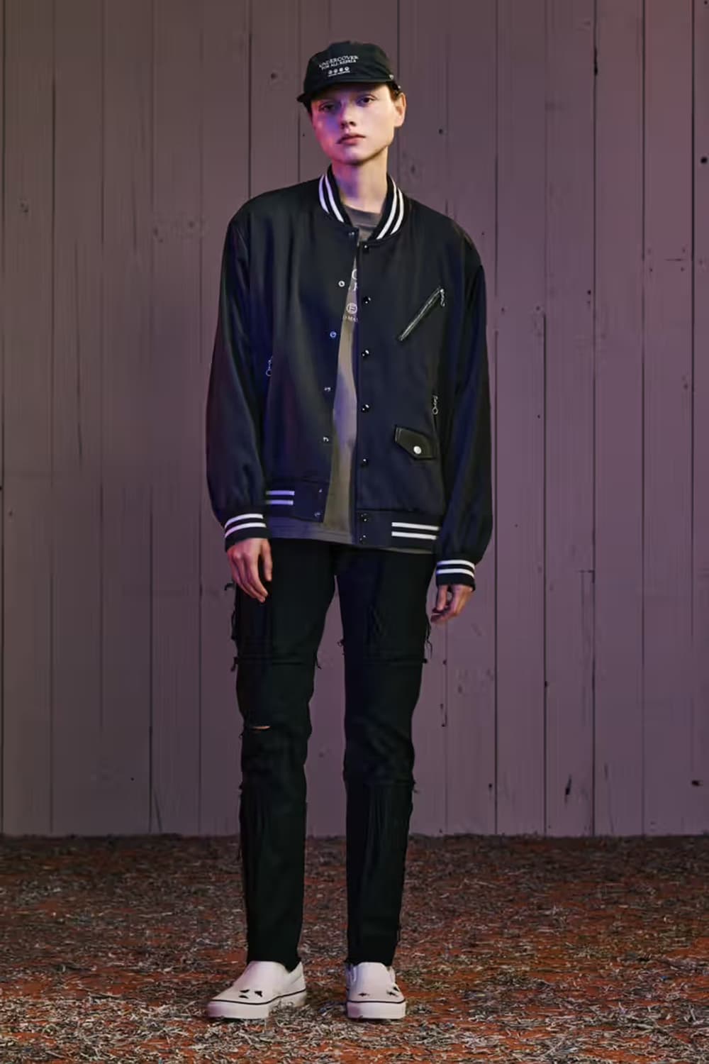 24 PRE-SPRING 라이더 바시티 블루종 상품이미지9