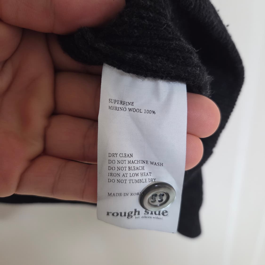 러프사이드 카라니트 애쉬블랙 3사이즈 상품이미지3