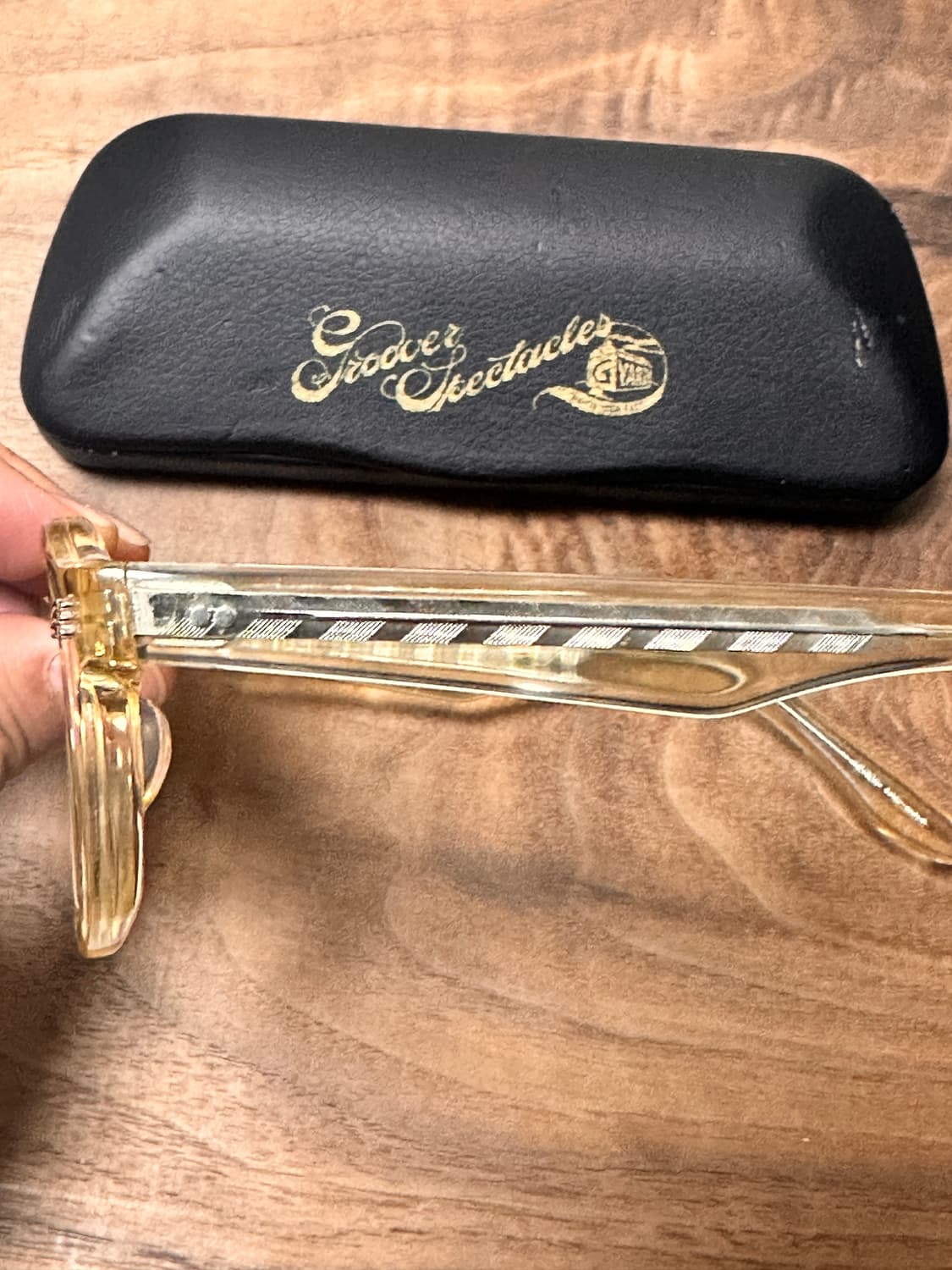 그루버 m&b 엠앤비 옐로우크리스탈 안경 상품이미지5