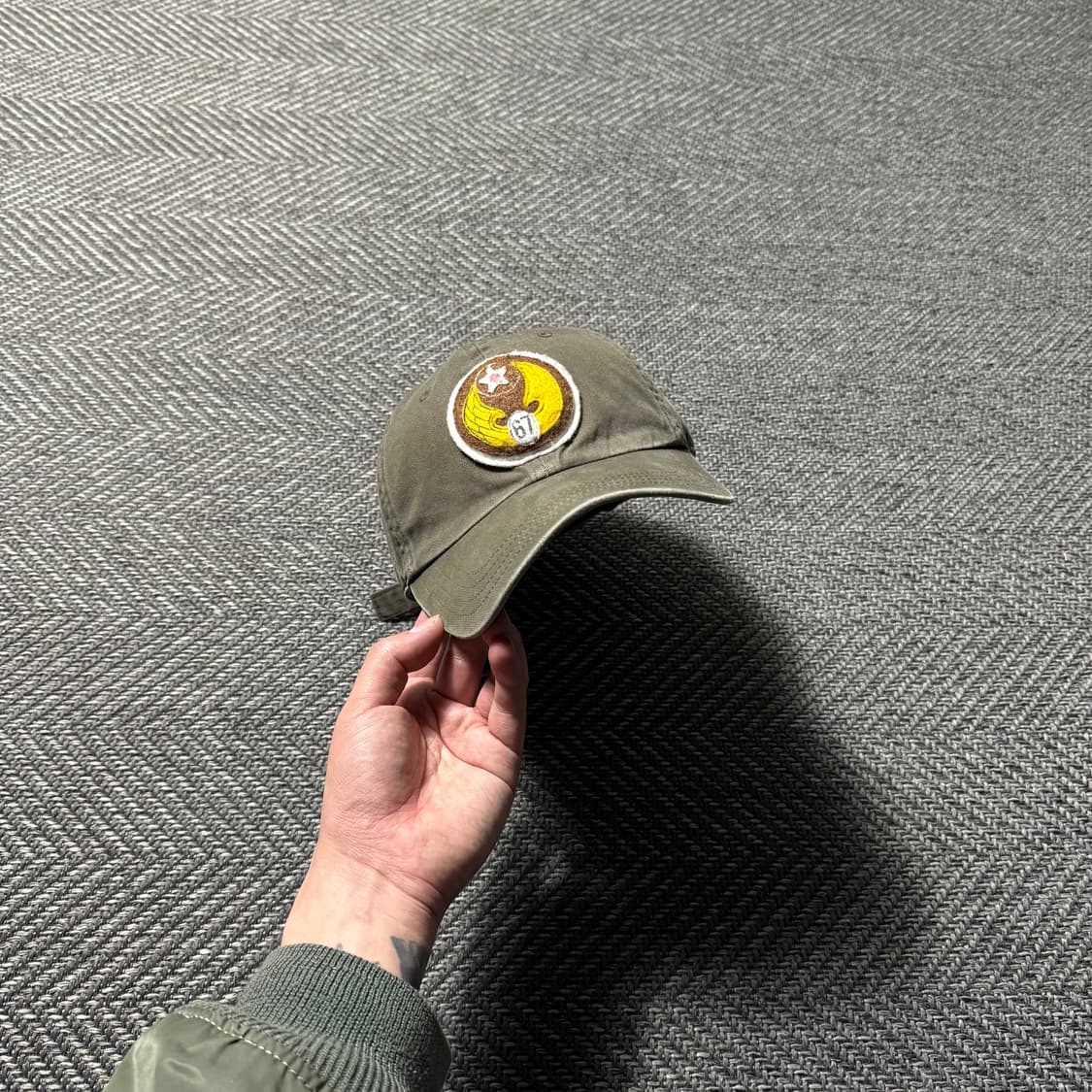 랄프로렌 폴로진스 67 윙 로고 패치 RRL 맛 볼캡 상품이미지2