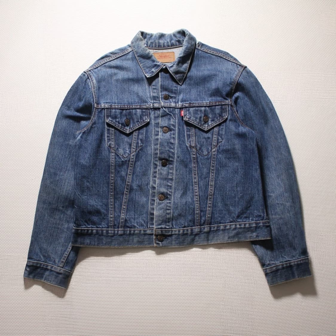 90's Levi’s 리바이스 타입3 트러커 데님 자켓 다크워싱 L035 상품이미지1