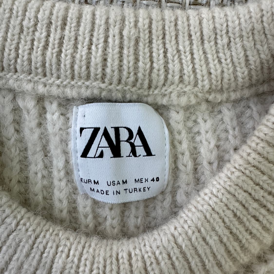 M 자라 스트라이프 크루넥 스웨터 0403D 상품이미지2