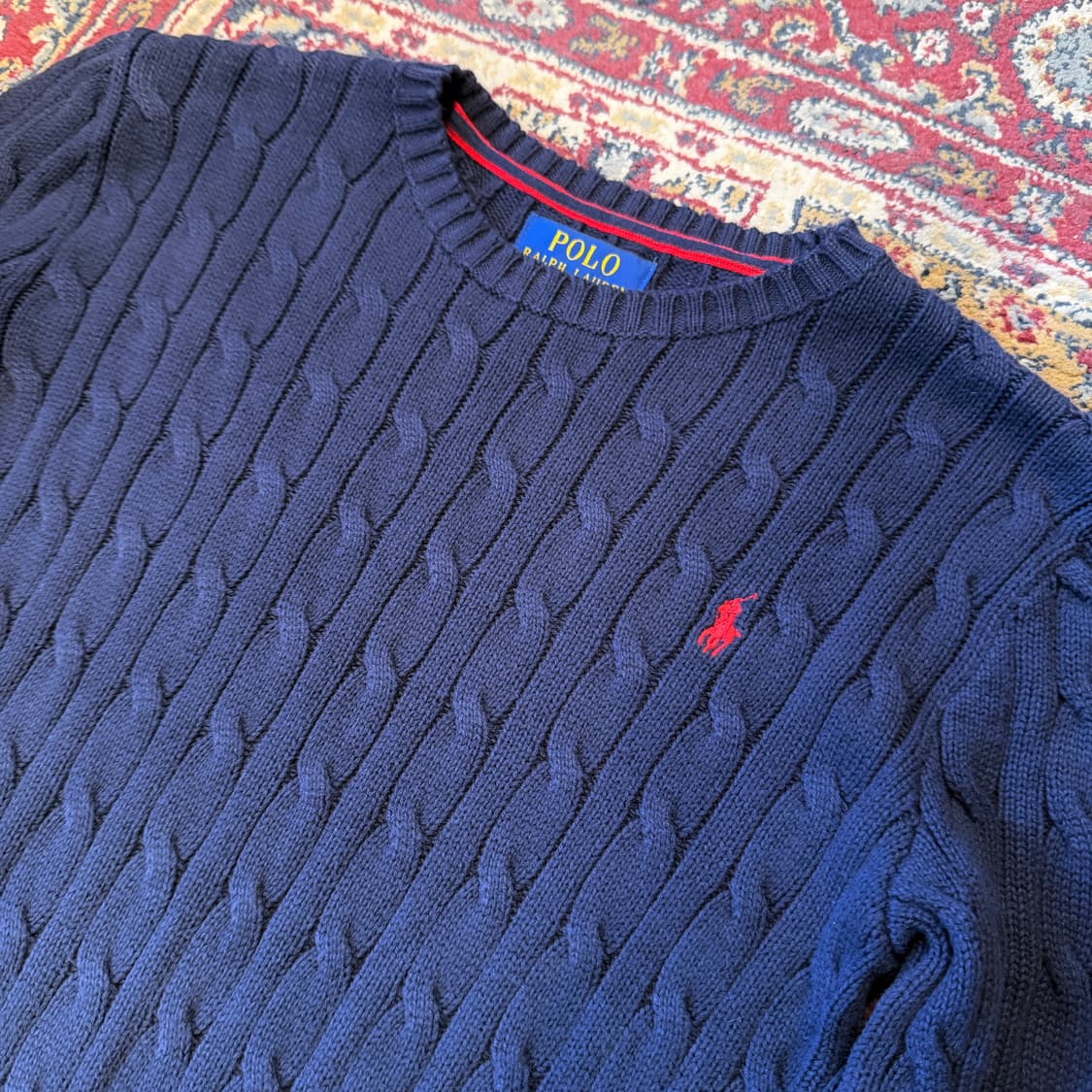 폴로 랄프로렌 코튼 케이블 니트 [ 44 ] 상품이미지2