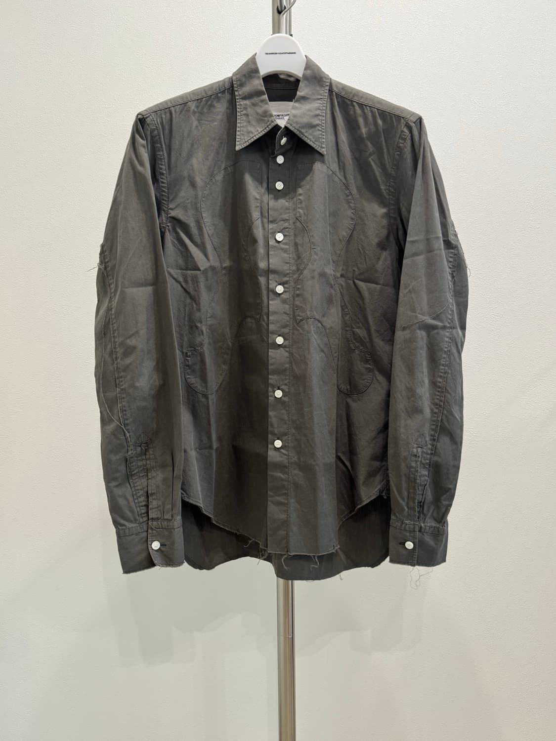 솔로이스트 실크 솔기 버튼업 셔츠 상품이미지1