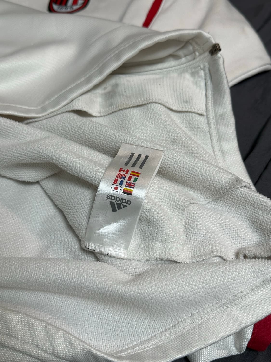 아디다스 AC밀란 트랙탑  화이트져지 라지 상품이미지9