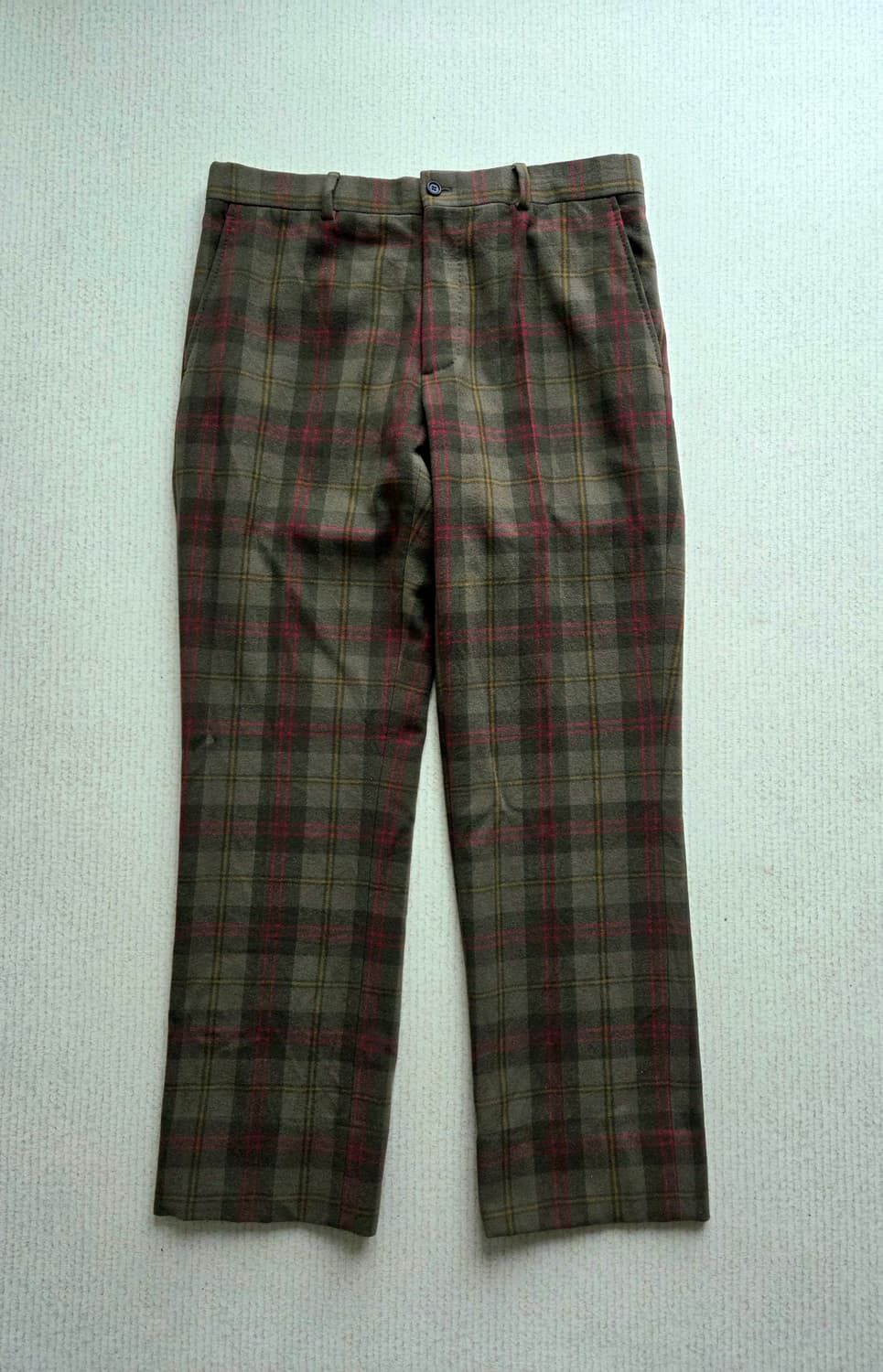 랄프로렌 퍼플라벨 플래드 울 팬츠 상품이미지2