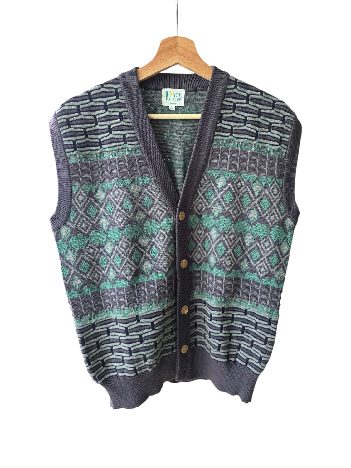 NICE HITTER 빈티지 쿠지스타일 니트 상품이미지1