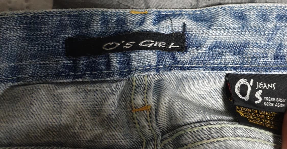 O`S JSANS 로우라이즈 Y2K 디스트로이드 데님팬츠 (30) 상품이미지4