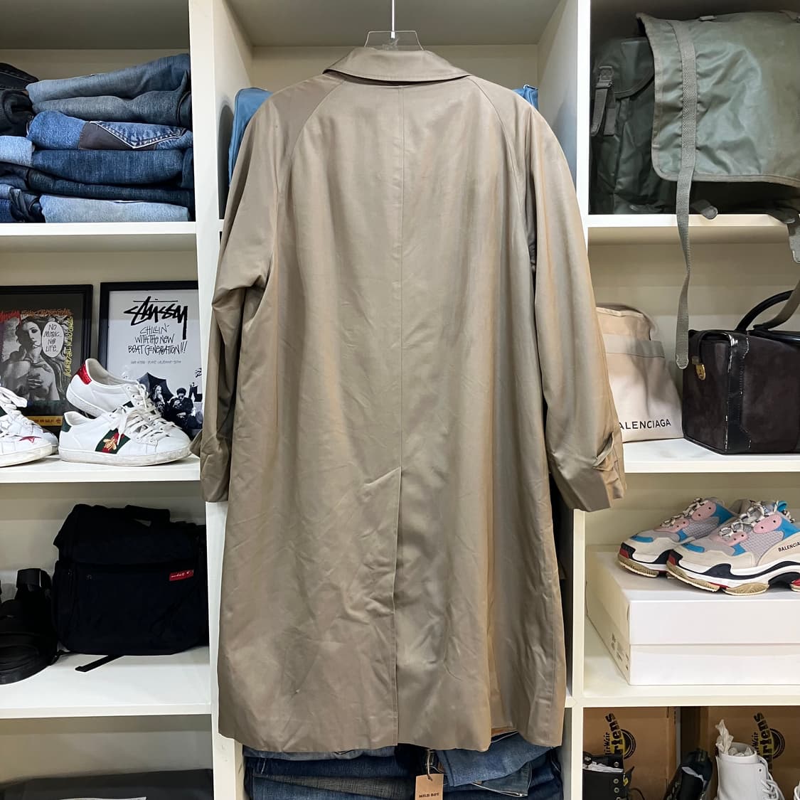 버버리 프레스티지 컬렉션 카키 내피 카코트 S 상품이미지3