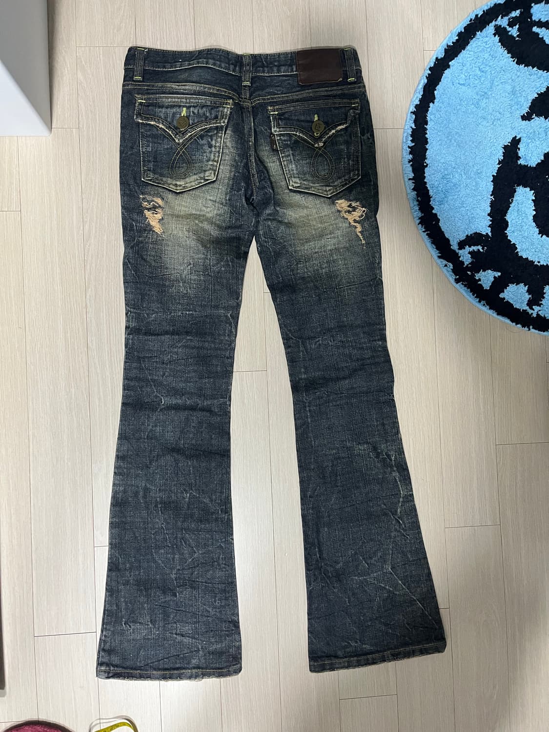 아이민클럽 빈티지 로우라이즈 y2k 부츠컷 상품이미지2