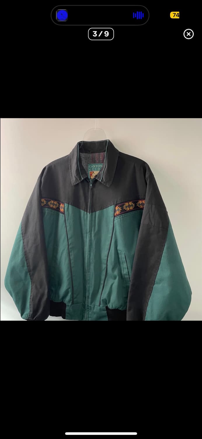90s 캐니언 가이드 아즈텍 자켓 상품이미지3