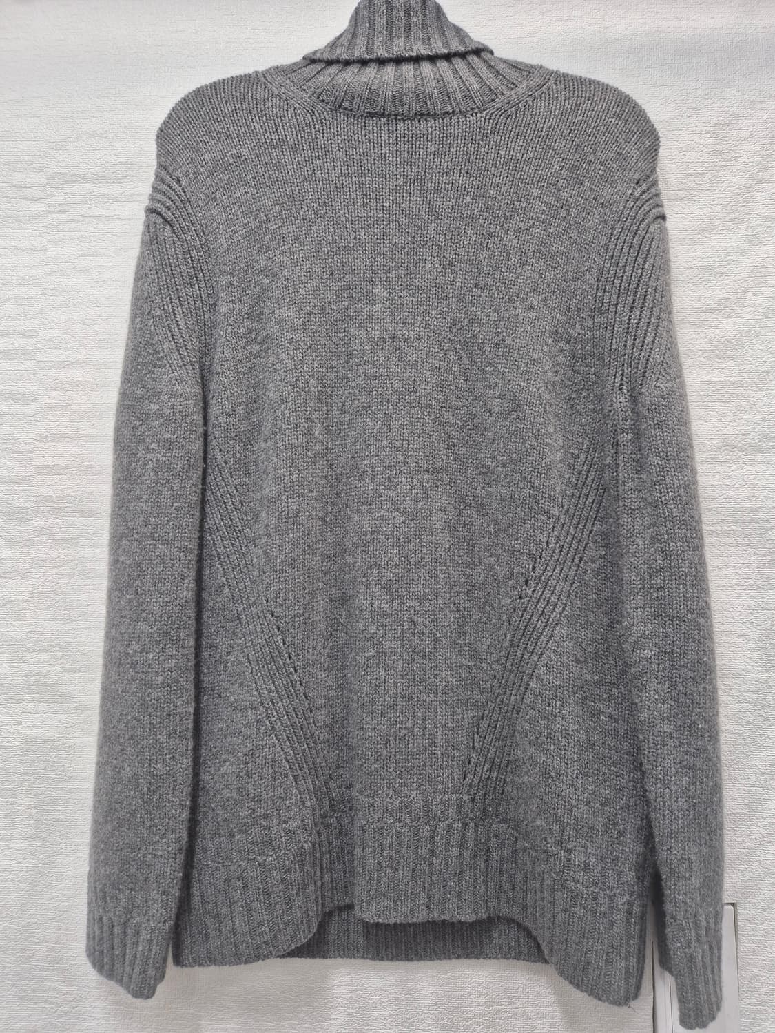 준지 회색 터틀넥 니트 스웨터 / 95(정품) 상품이미지3