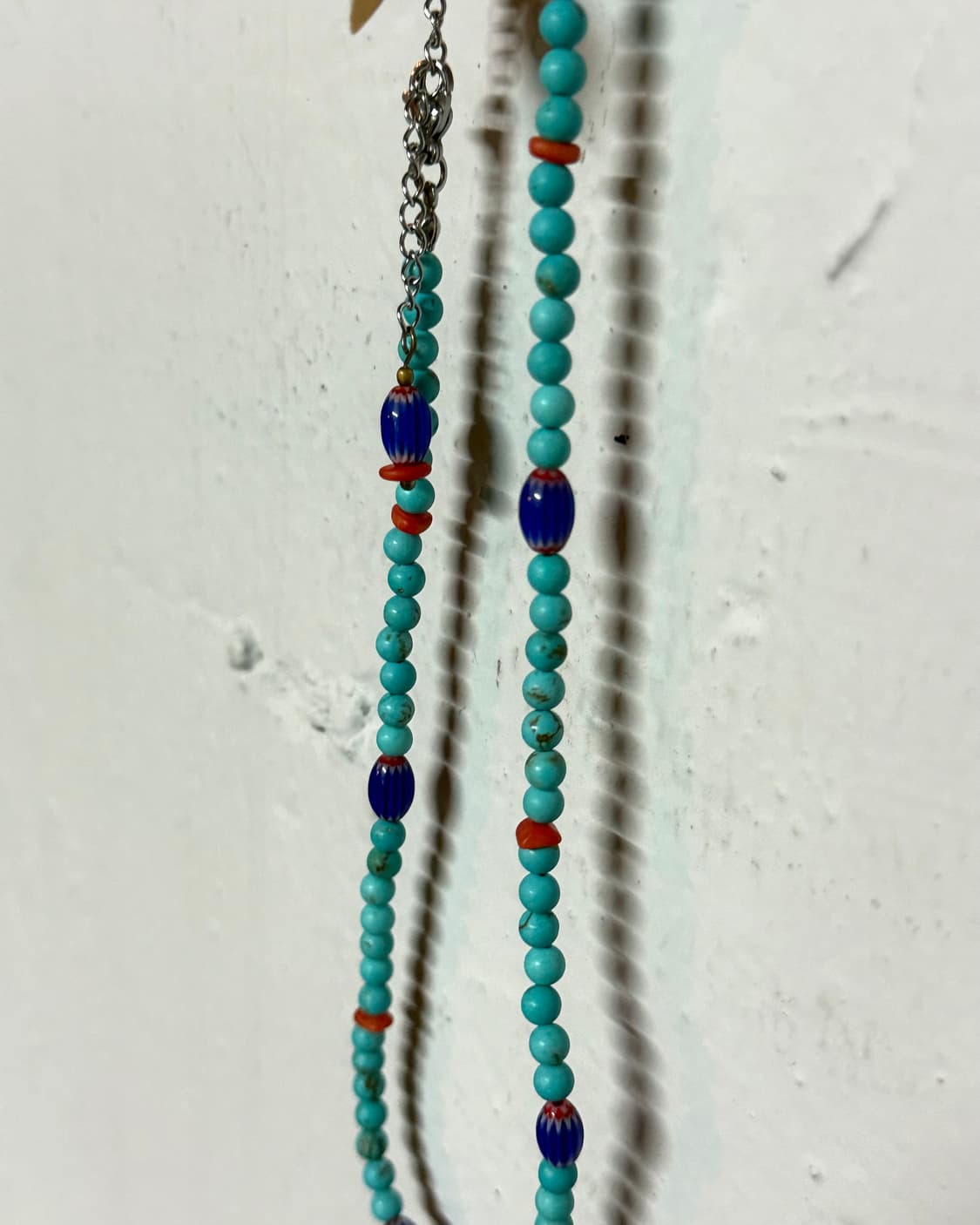 모쿠토 ‘단청’ 비즈 목걸이 [블루] 상품이미지2