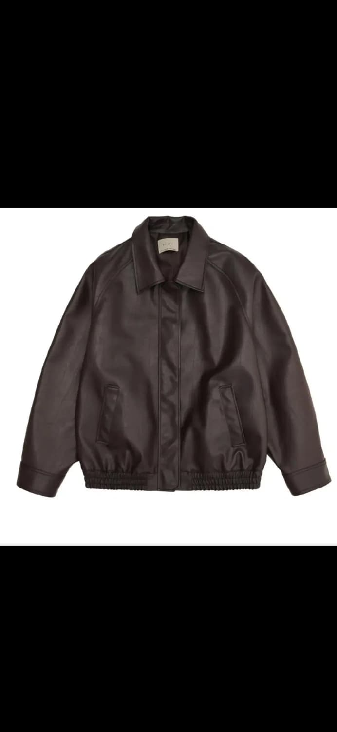 siyszu 시야쥬 얼반 페이크레더 자켓 상품이미지2