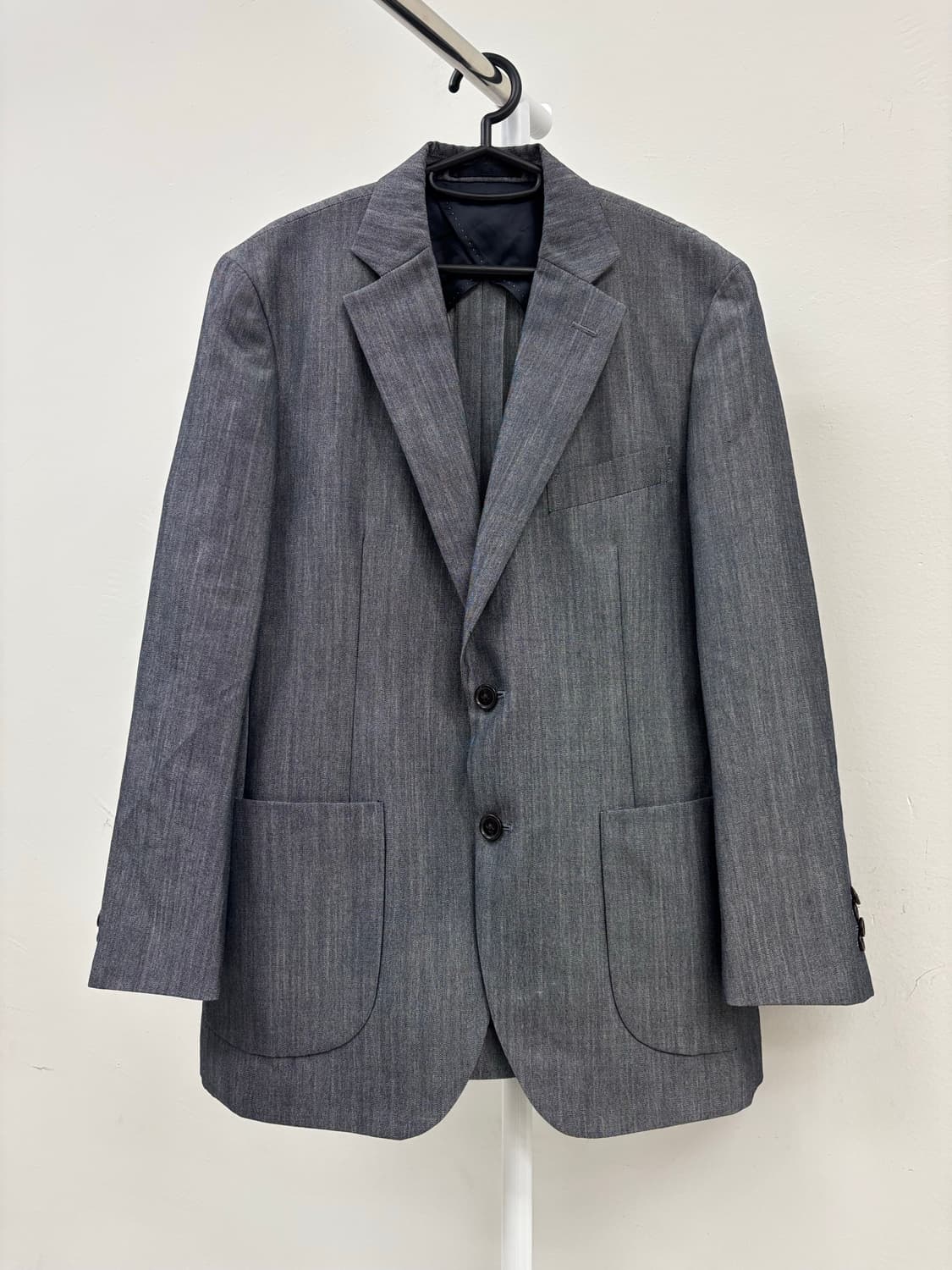 빈티지 그레이 울 블레이저 자켓 상품이미지5