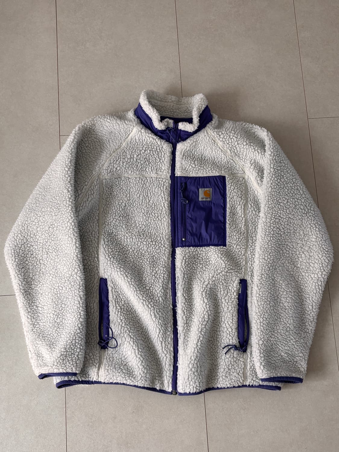 CarharttWip 플리스 후리스 자켓/Offwhite & Purple 상품이미지1