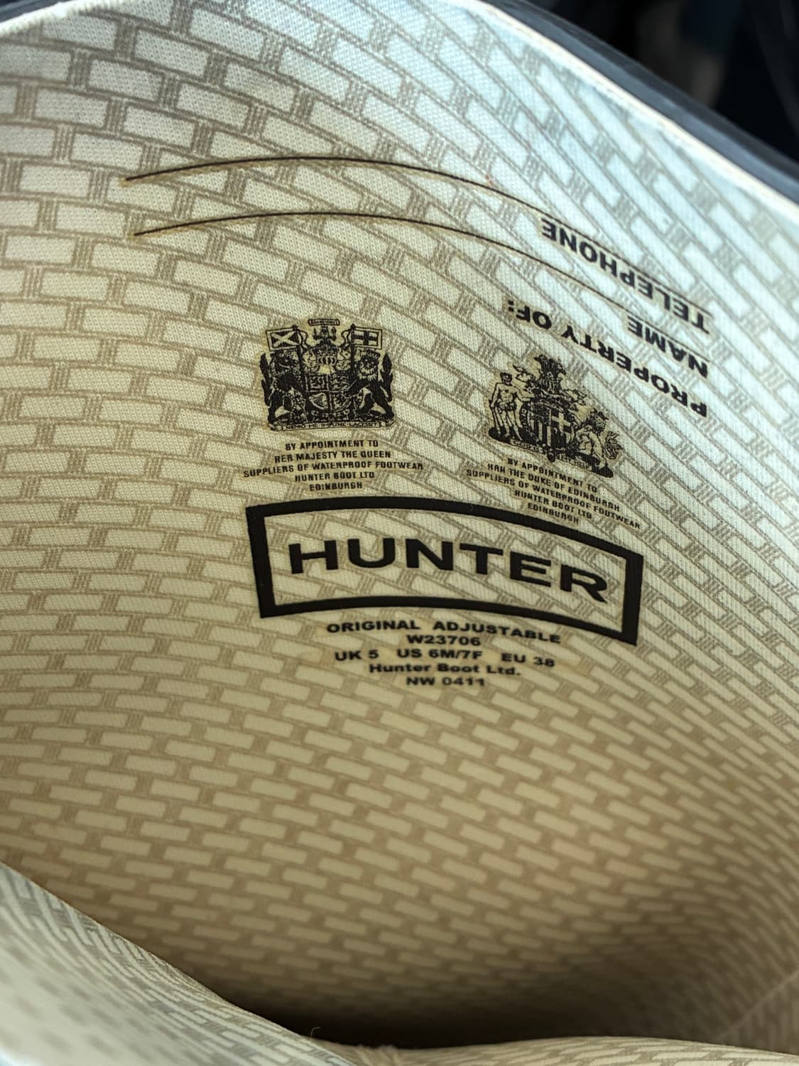 헌터부츠 US6 UK5 상품이미지6