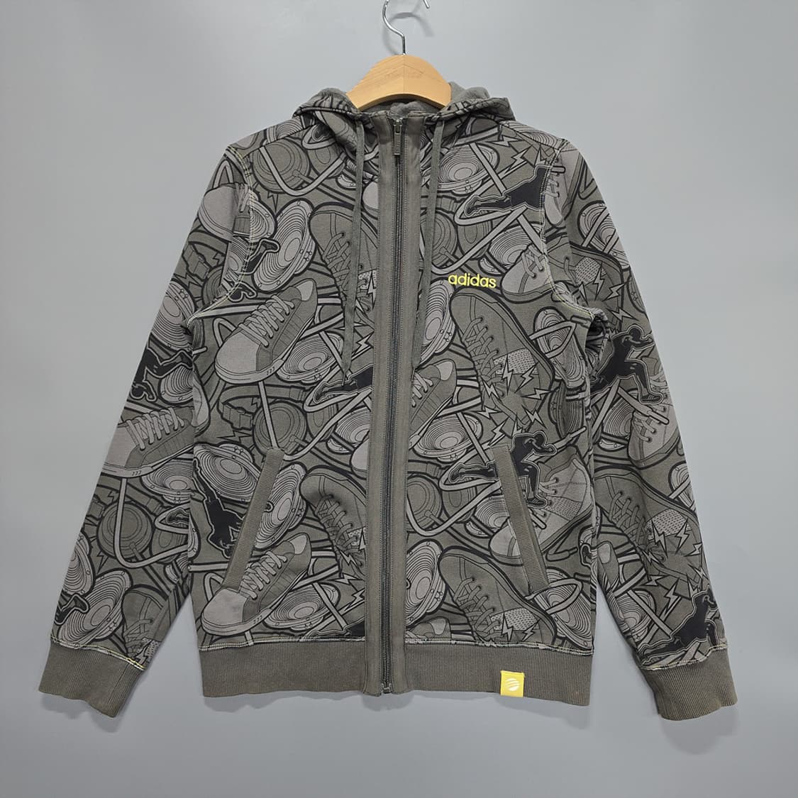 아디다스(adidas) 그래픽 풀집업 자켓 후디 M 상품이미지1