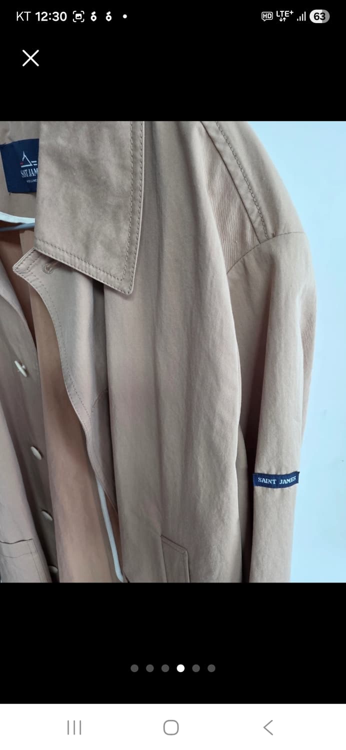 생 제임스 트렌치코트(미착용 택있음) 상품이미지4
