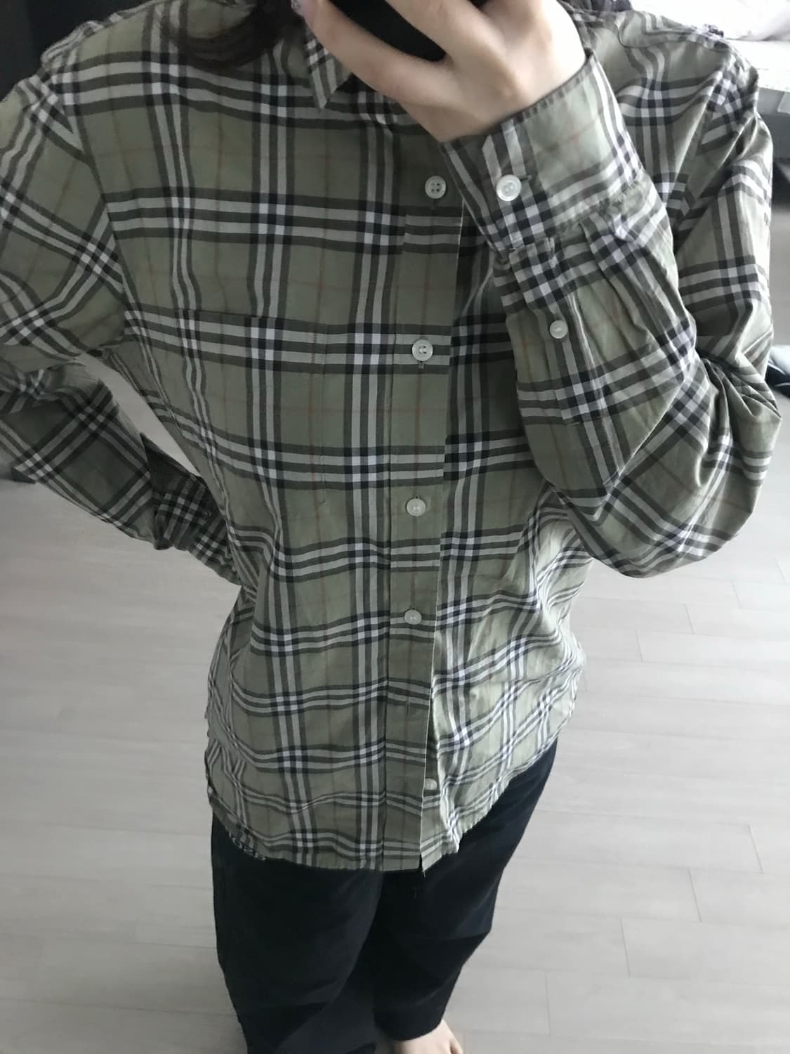 버버리 노바 체크 셔츠 상품이미지1