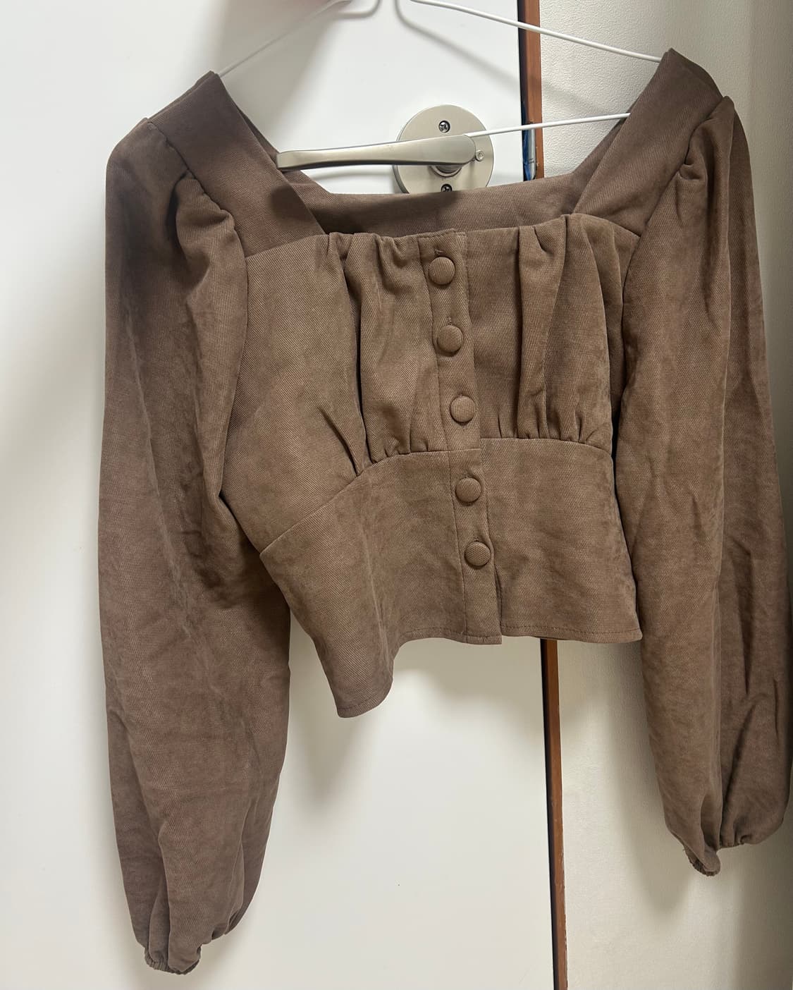 크롭 블라우스 상품이미지1