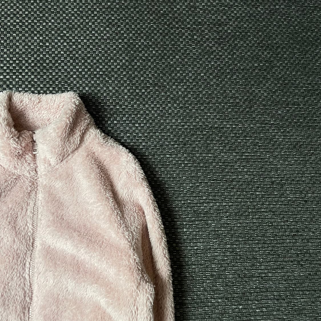 유니클로 연핑크 플리스 집업 자켓 L 상품이미지3