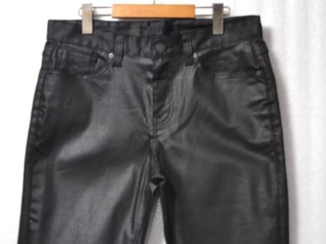 플랙진(BERLIN)/남성코팅슬림스키니청바지(허리31) 상품이미지3