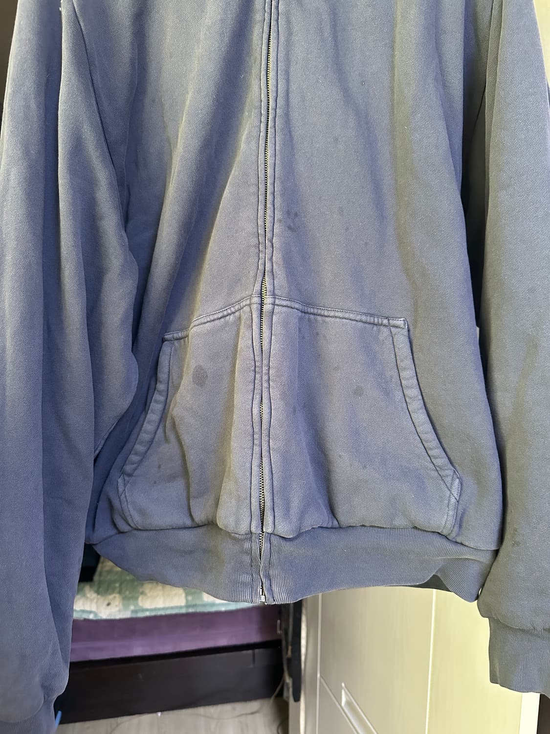 [XL] 이지 갭 더블 레이어 후드 집업 네이비 상품이미지2