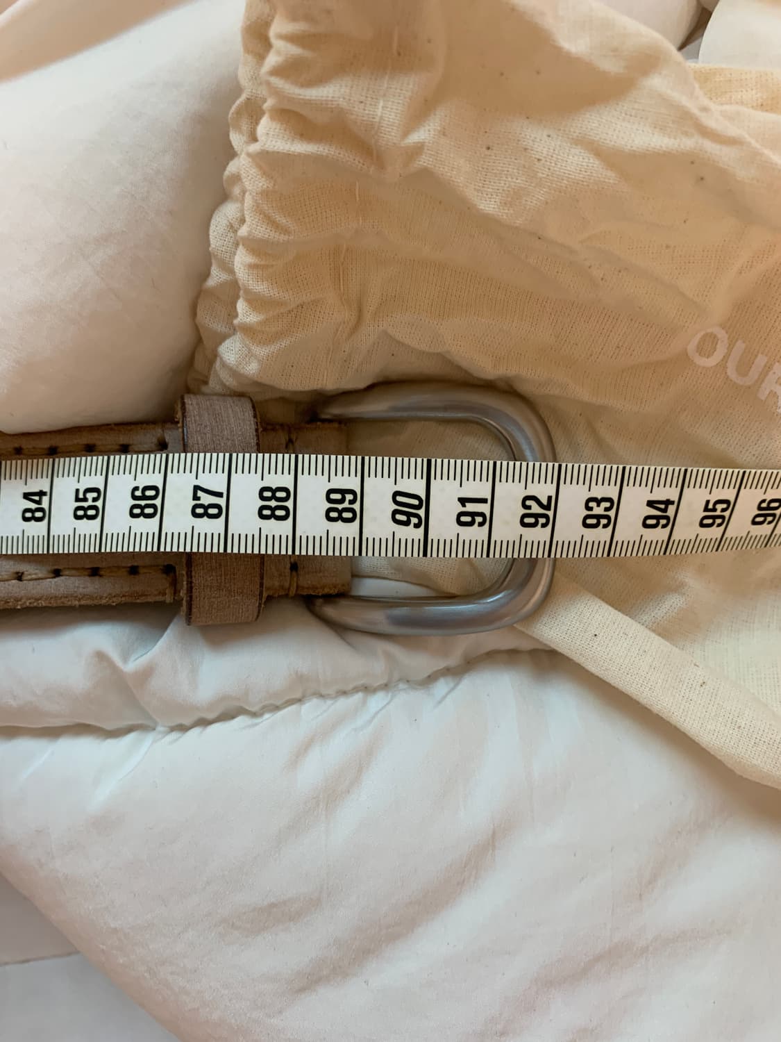 Ourlegacy beige belt (70cm) 상품이미지5