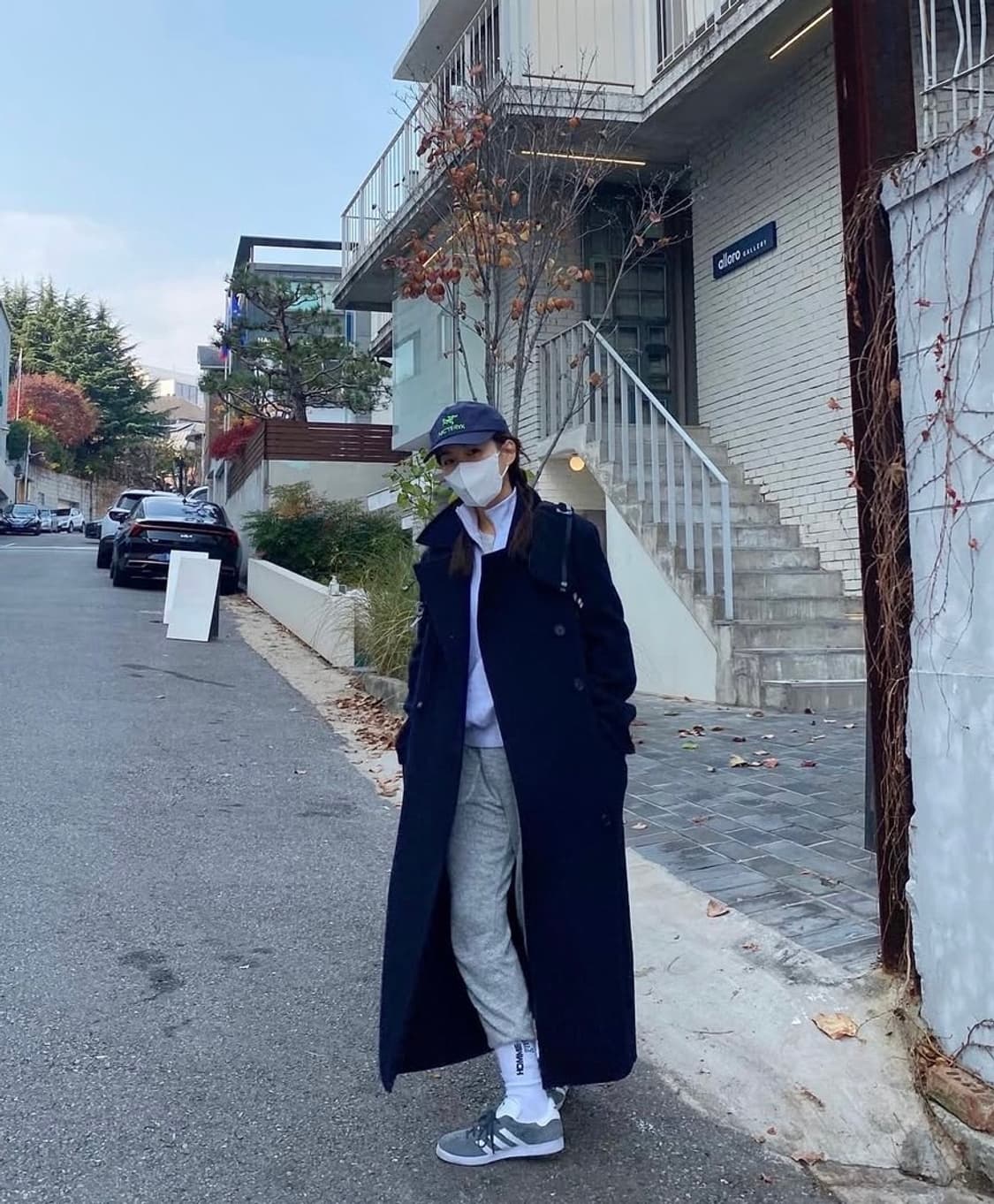 메종마레 밀리터리 코트 다크네이비 34 상품이미지10