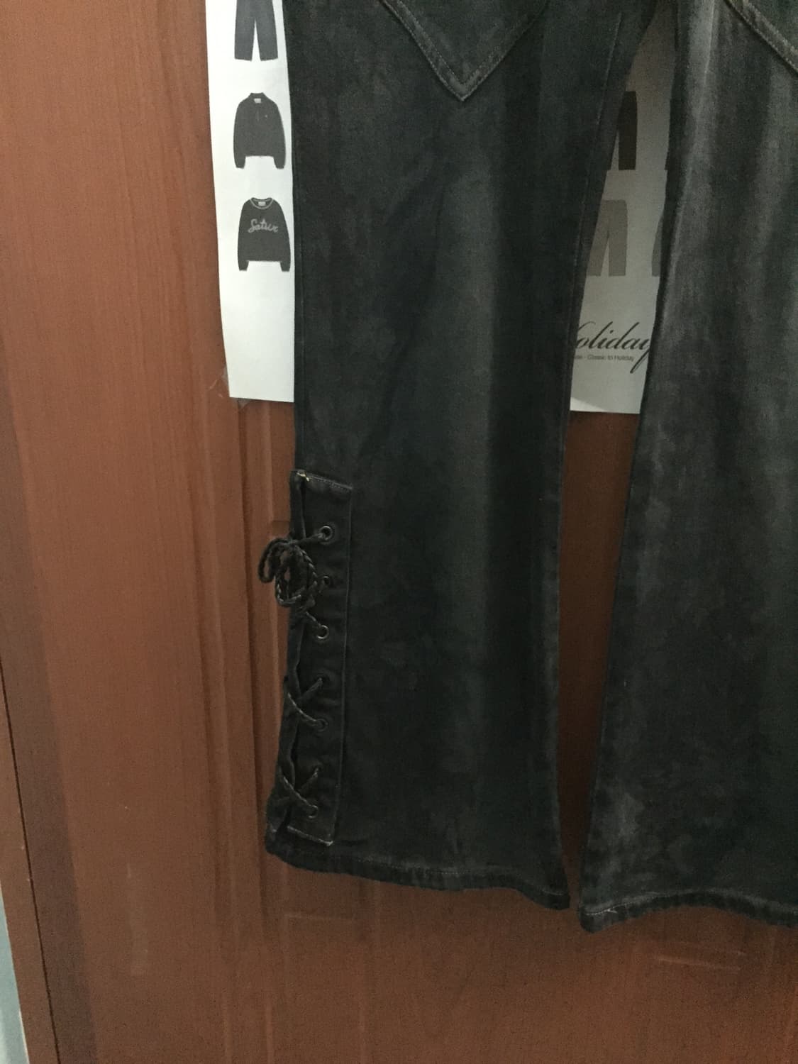 인 더 애틱 레이스업 플레어팬츠 상품이미지6