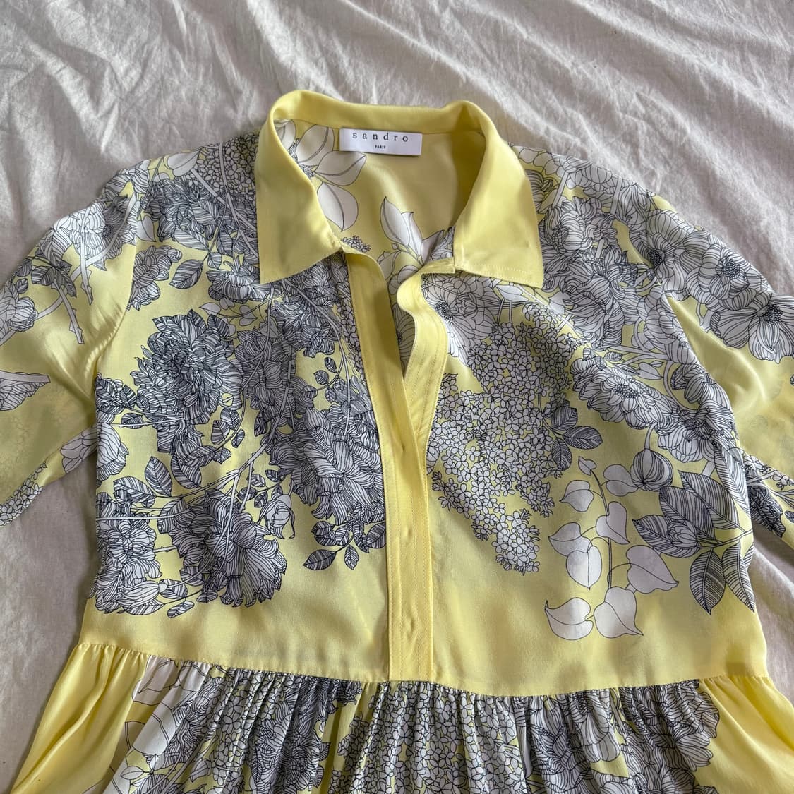 산드로 플라워 원피스  상품이미지4