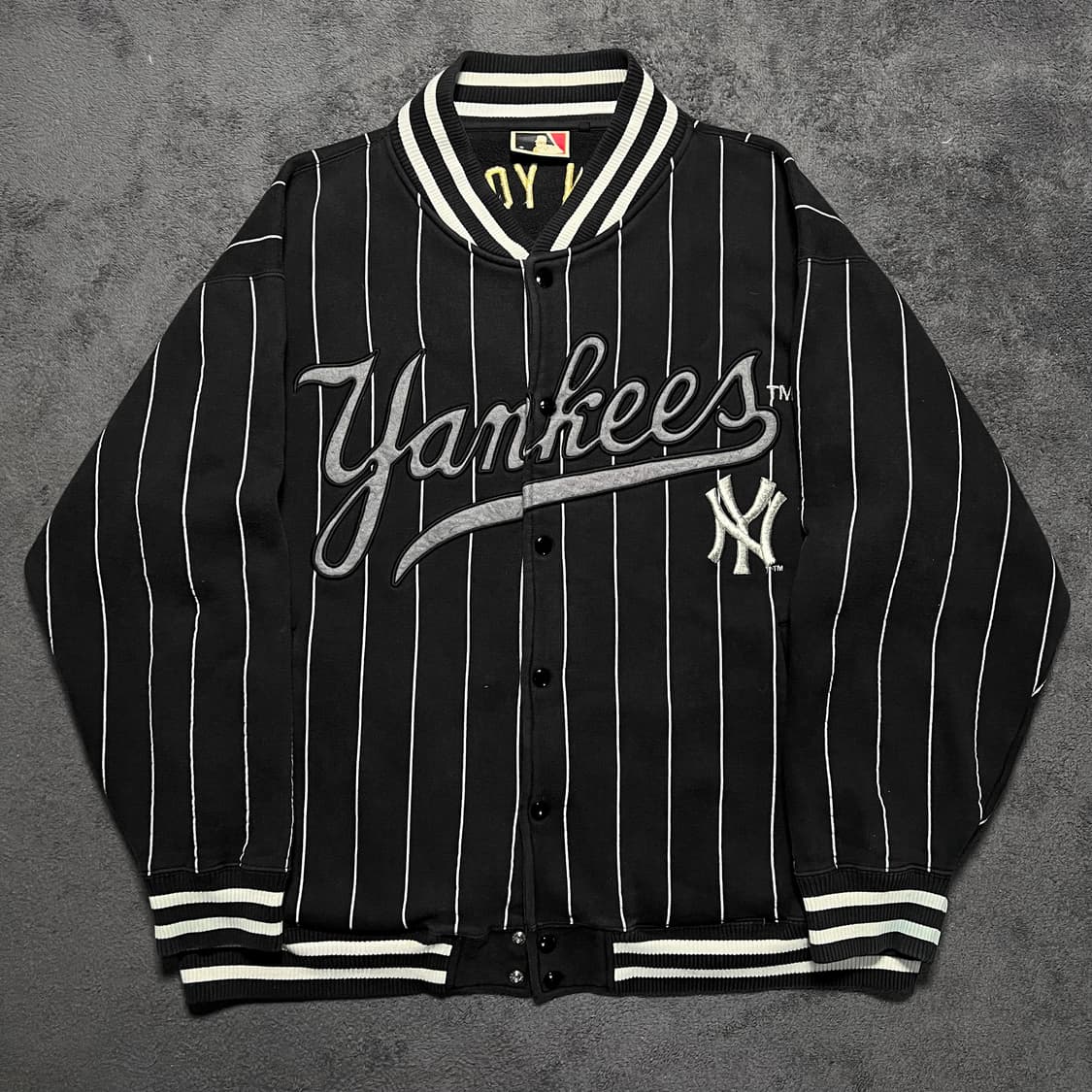 00's MLB 뉴욕양키즈 스웻 스타디움자켓 상품이미지1